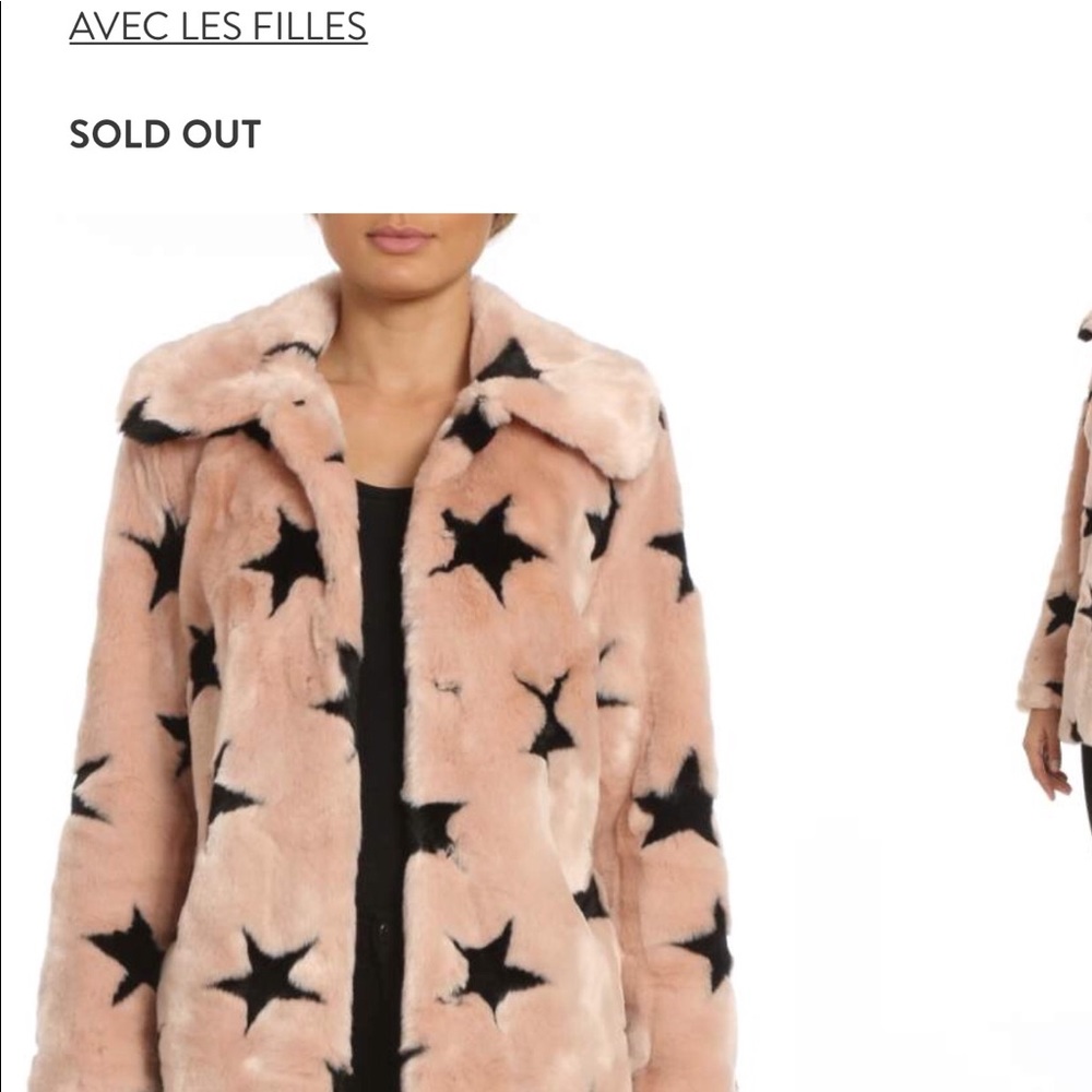 ISO Avec Les Filles Faux Fur Swing Coat